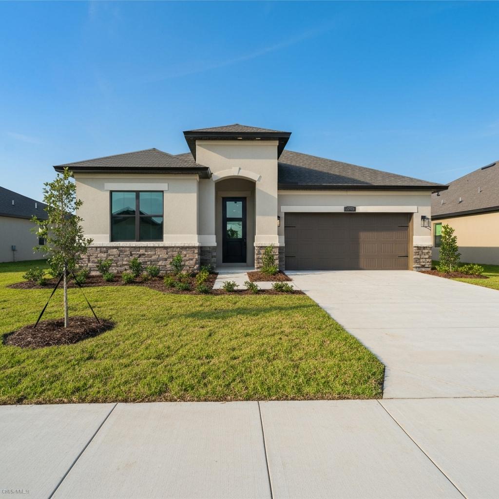 Newly built modern home in Ocala Florida - What New Construction Buyers In Ocala Must Know Before Signing 