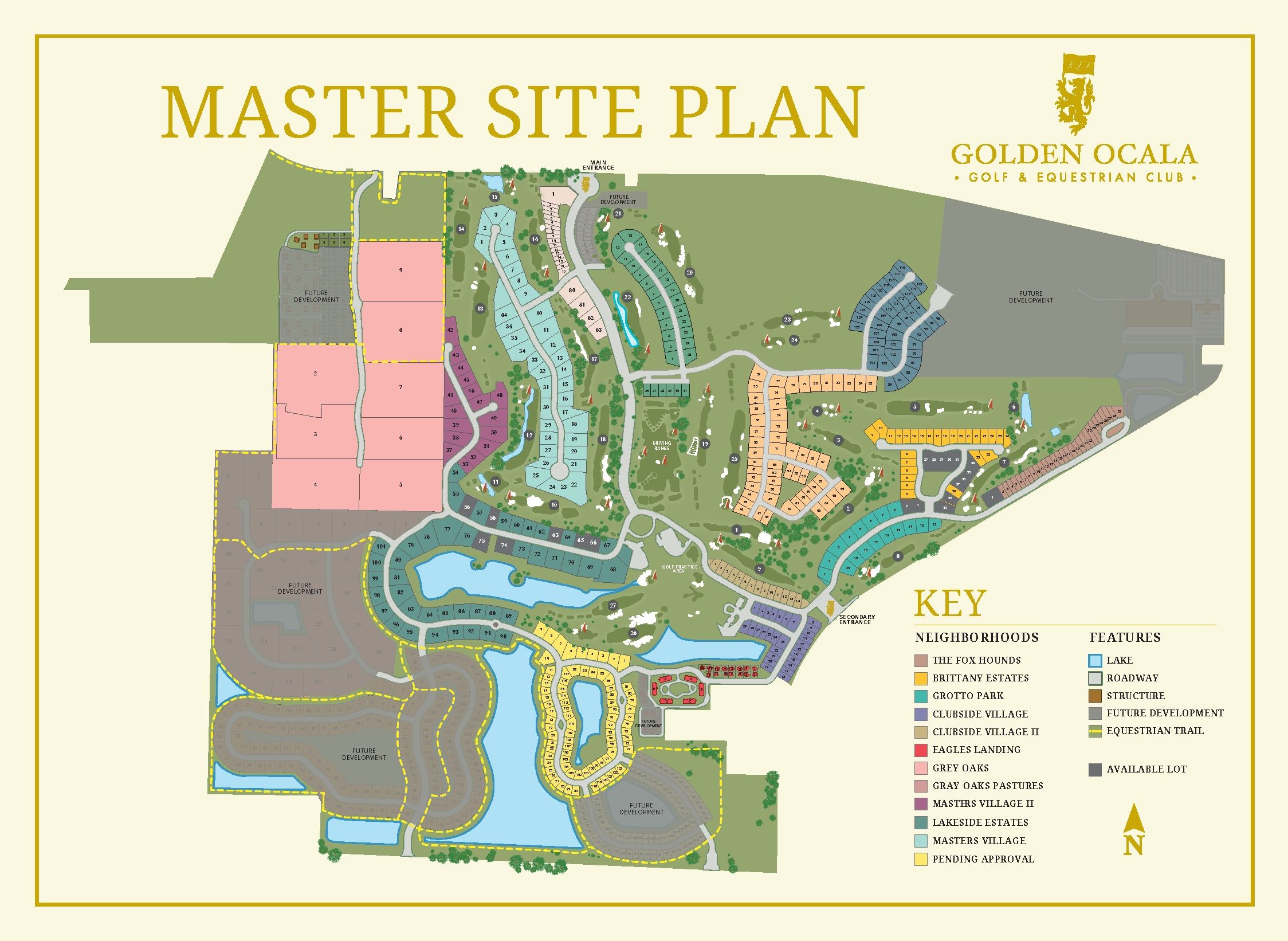 Golden Ocala Master Site Plan